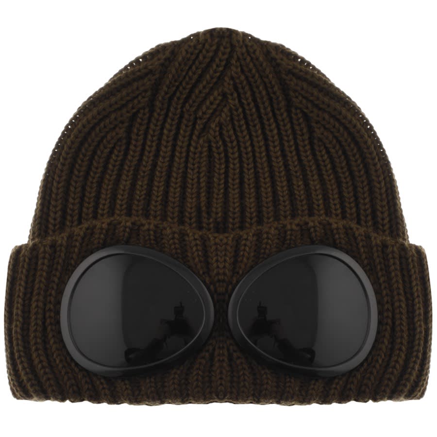 Product Image for CP Company Goggle Beanie Hat Khaki